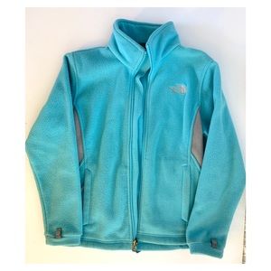 Blue North Face Fleece Jacket Youth 10/12